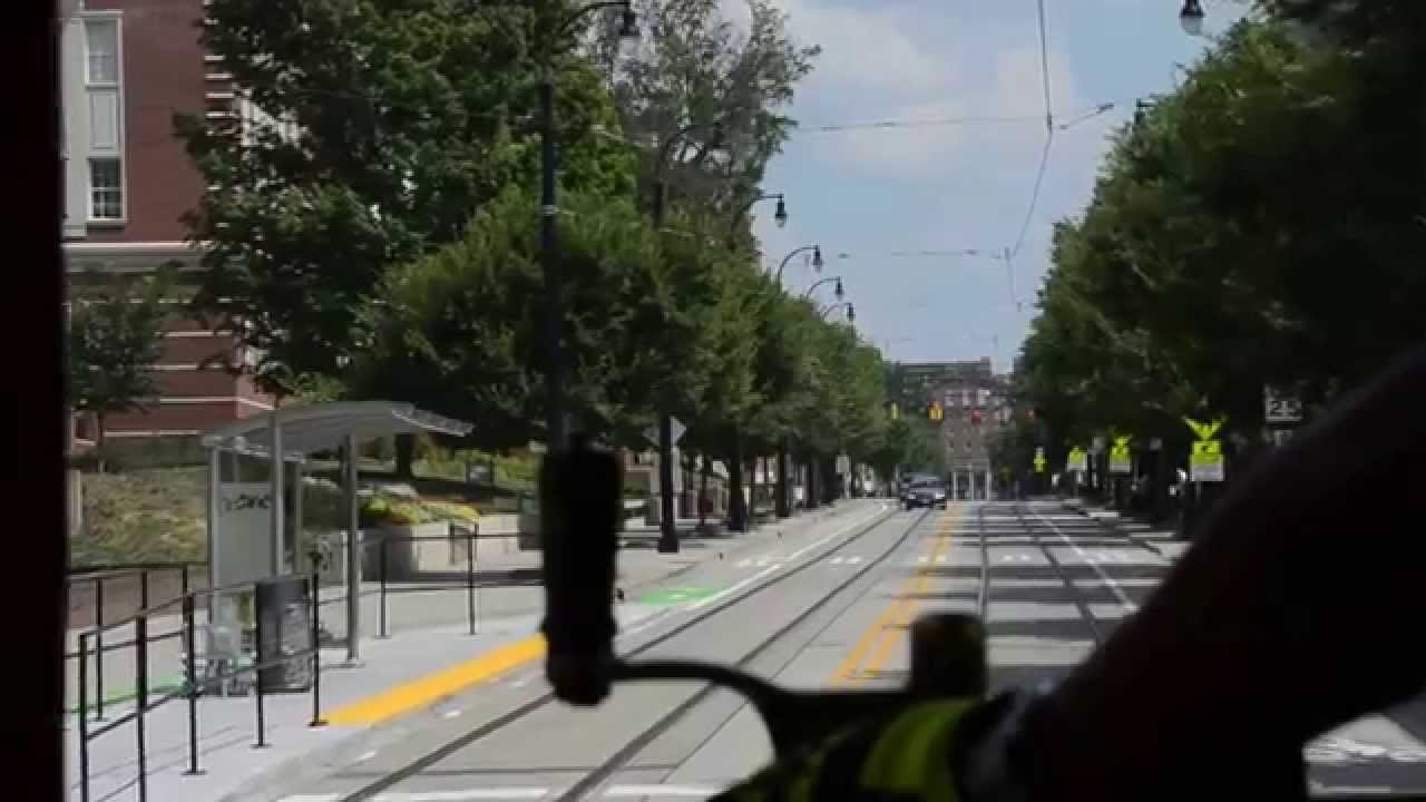 Charlotte Gold Line streetcar - CTC/Arena to Hawthorne