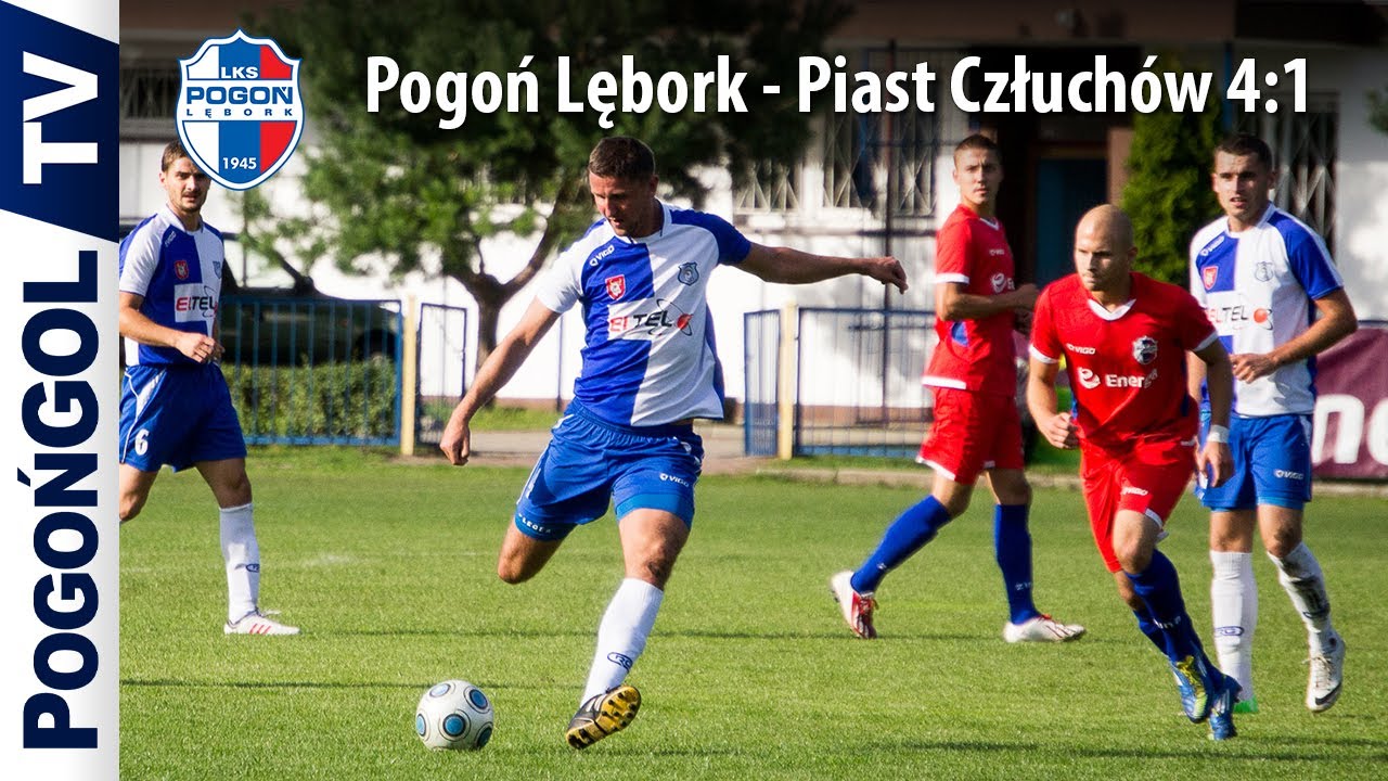 Pogoń Lębork - Piast Człuchów 4:1