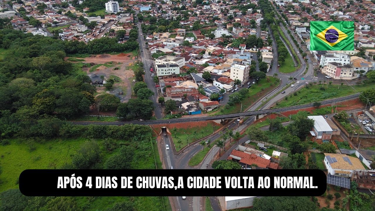 APÓS 4 DIAS DE CHUVAS,A CIDADE VOLTA AO NORMAL.