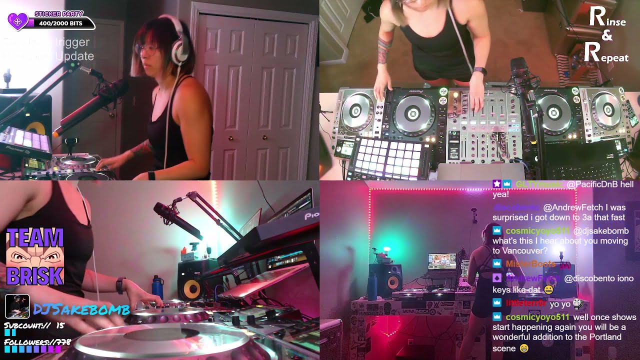 Sakebomb Rinse & Repeat DnB raid train #TeamBrisk #DnB