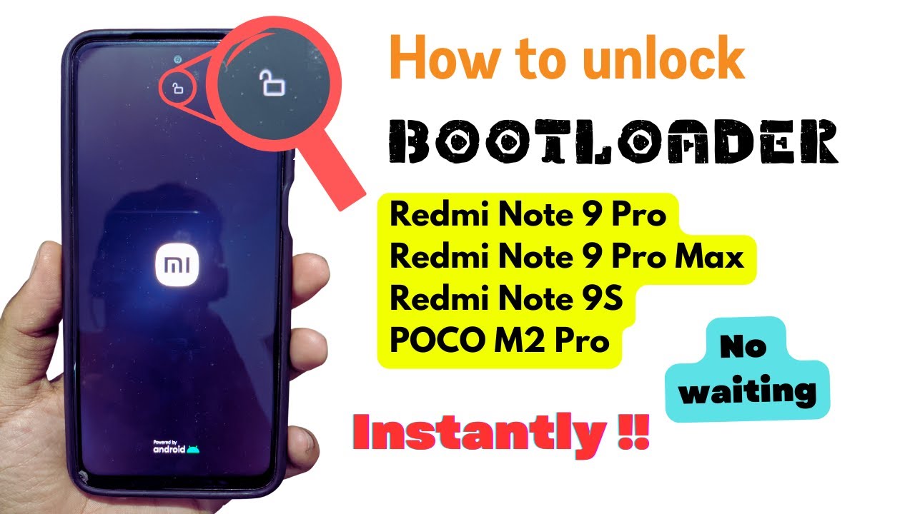 Как МГНОВЕННО разблокировать загрузчик Redmi Note 9 Pro, Pro Max, Redmi Note 9S, POCO M2 Pro