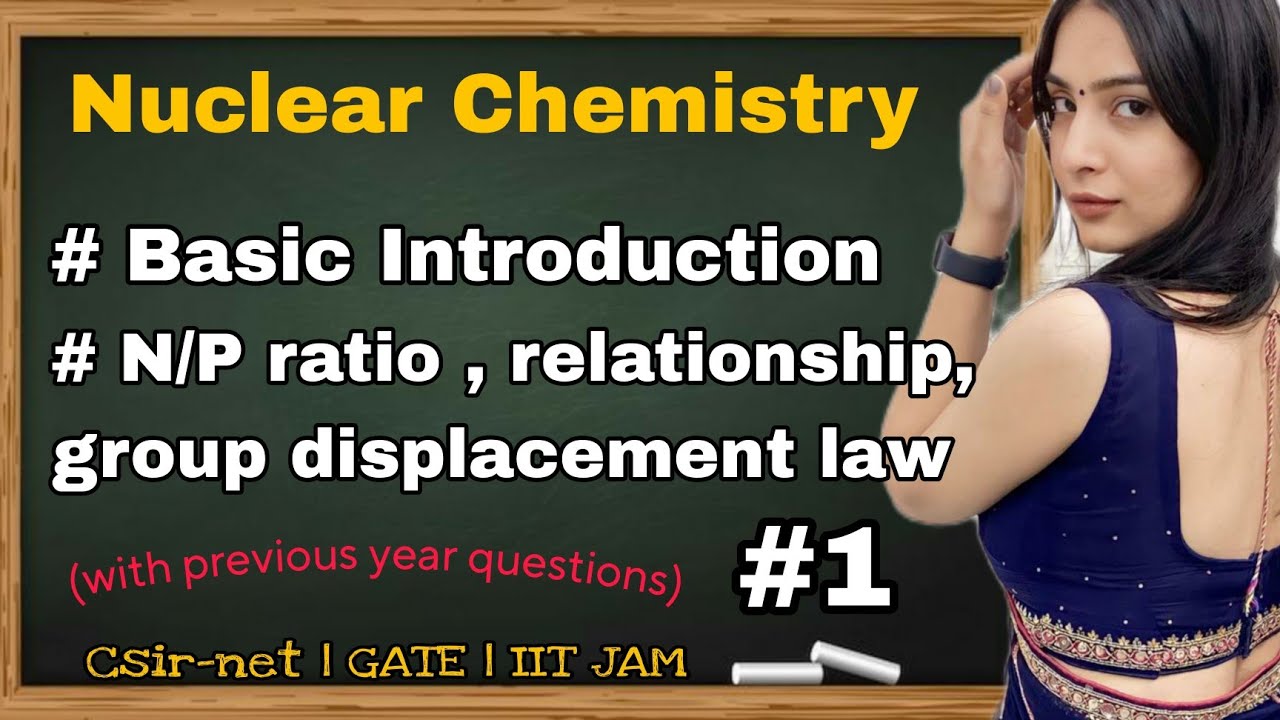 Nuclear chemistry|N/P ratio|Group displacement law| Alpha ,gamma and beta particles |Isodiaphers