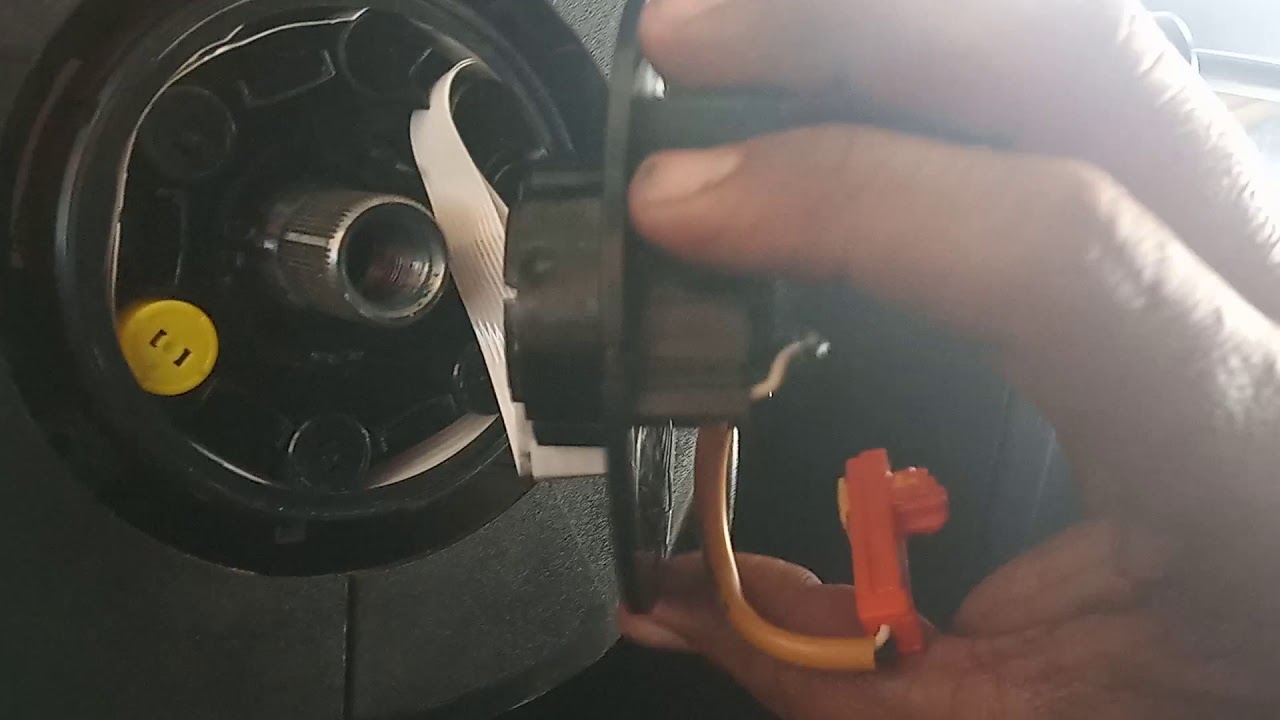 como enrolar a cinta fita de contato airbag buzina da S10 2013