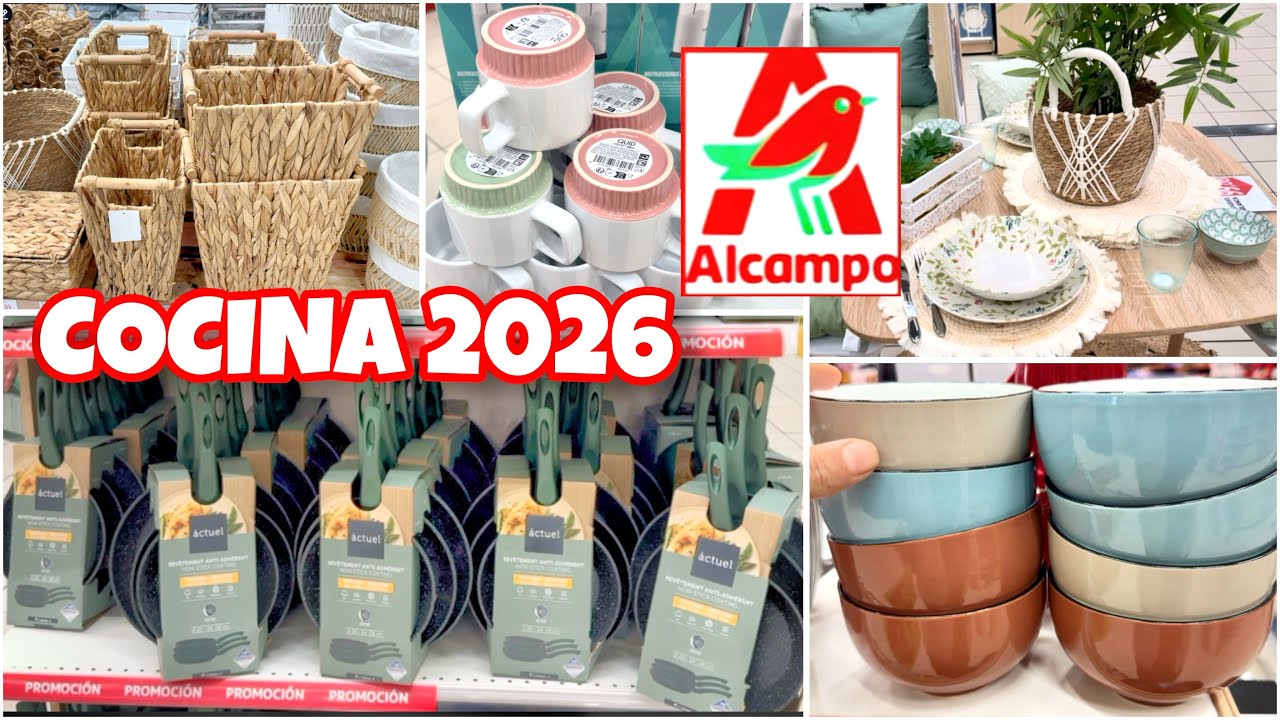 ALCAMPO 🛒‼️COCINA Y DECORACIÓN / BAZAR ALCAMPO ESTA SEMANA/ Alcampo ofertas hoy 2026