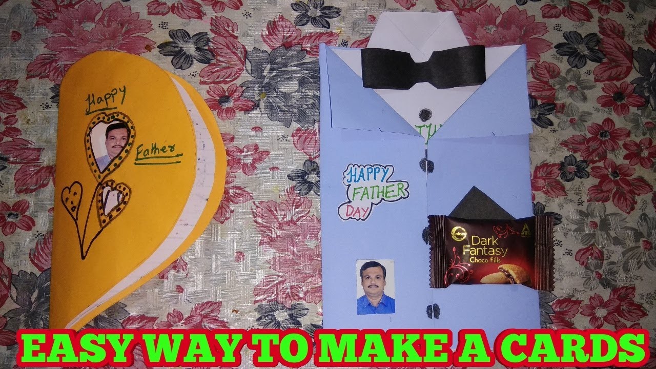 DIY FATHER'S DAY & BIRTHDAY CARD 2019 | DIY FATHER'S DAY GREETING CRAFT | HAPPY FATHER'S DAY 2020