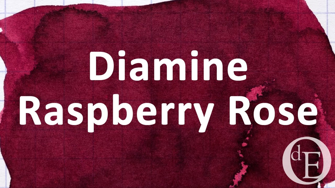 Diamine Inkvent Calendar 2021 - day 8 - Raspberry Rose
