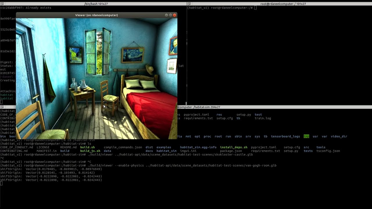 A review of facebookresearch Habitat Simulator
