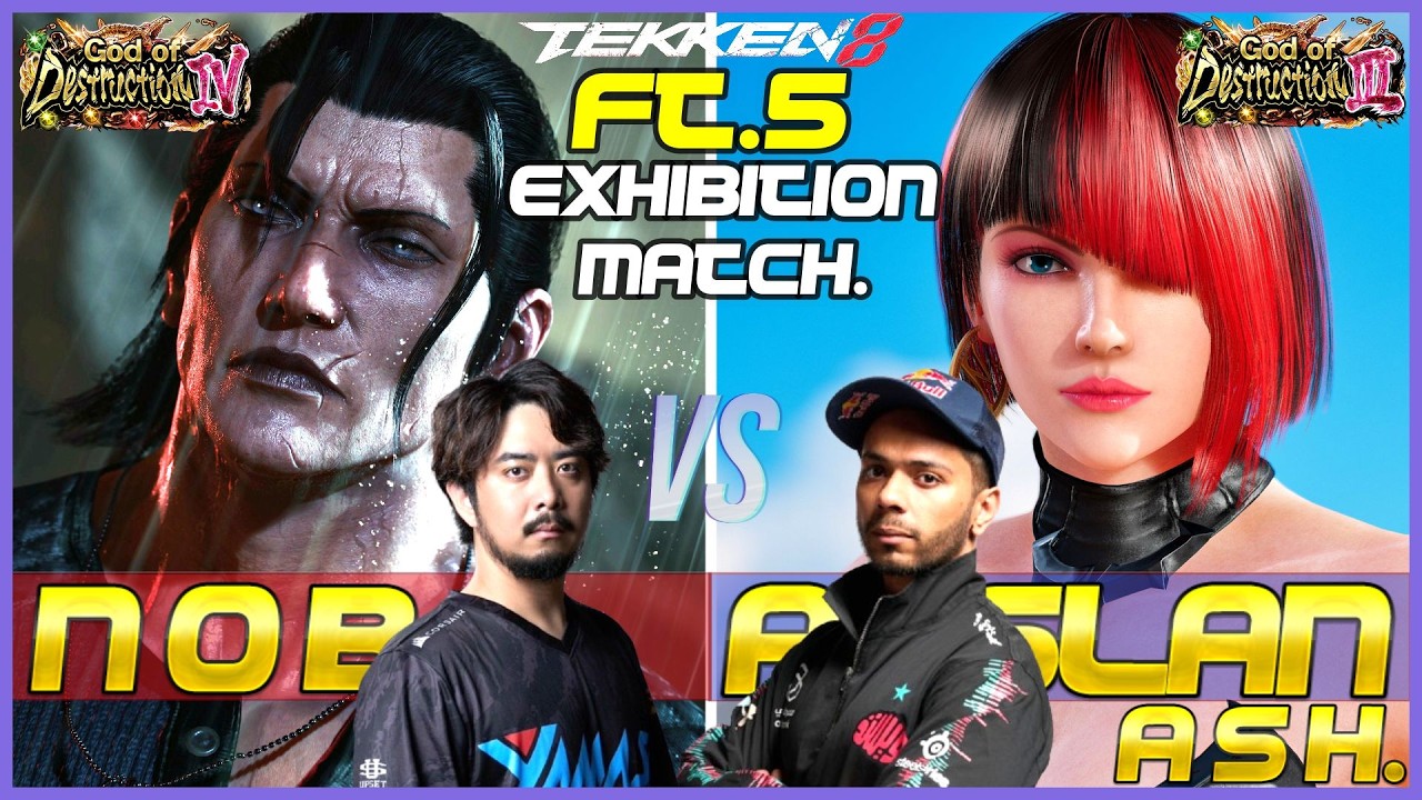 T8 FT 5 SET! ▰ NOBI (Steve, Dragunov) Vs ARSLAN ASH (Nina, Anna) ▰ EXHIBITION MATCH