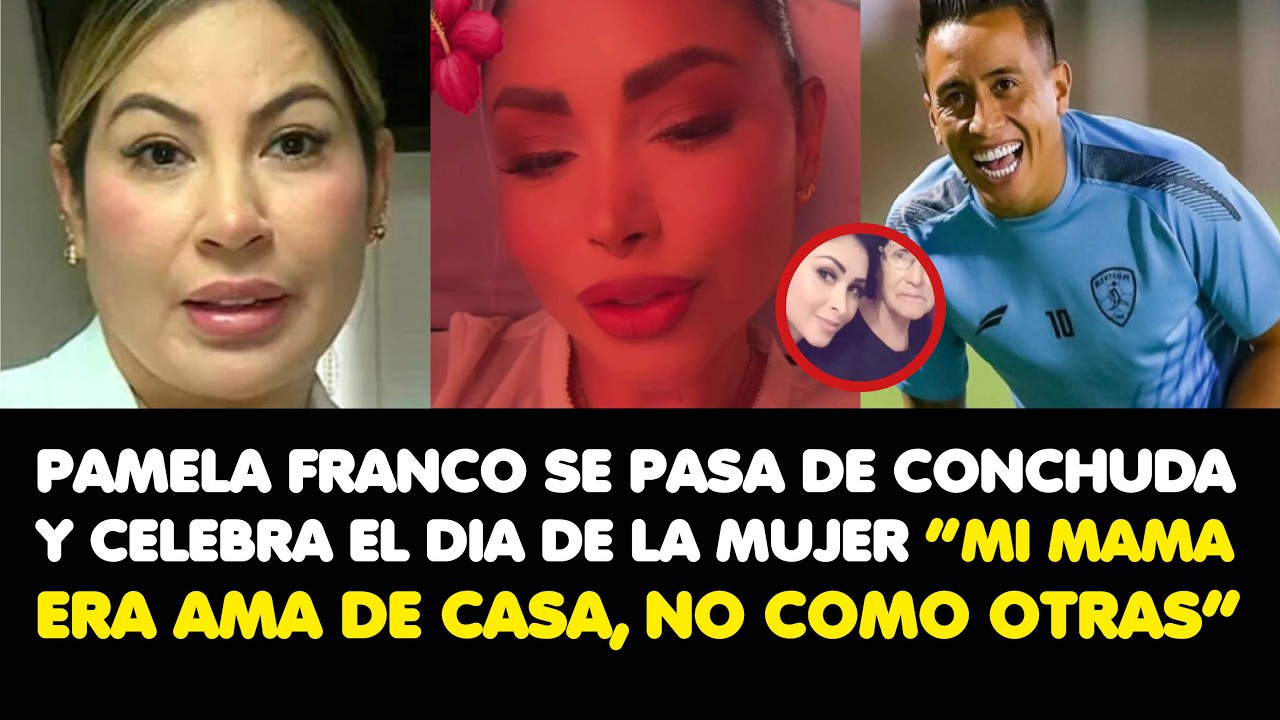 FRANCO SE PASA DE CONCHUDA Y CELEBRA EL DIA DE LA MUJER “MI MAMA ERA AMA DE CASA, NO COMO OTRAS”