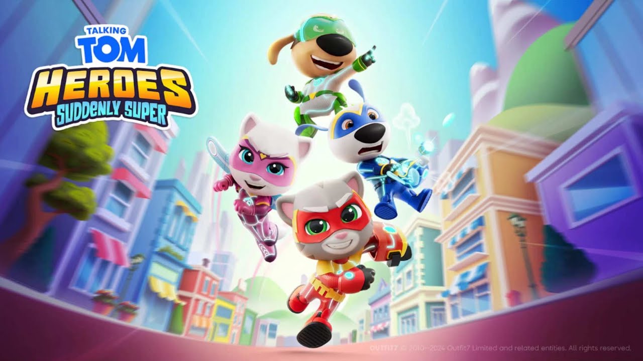 ⚡Talking Tom Heroes: Suddenly Super⚡（High definition version）