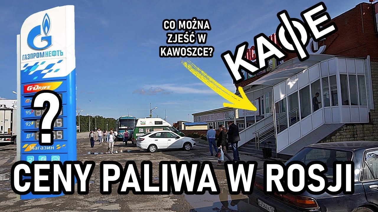 Jak tankować paliwo w Rosji i co jemy w Kaфe (zajeździe)? (vlog 49)