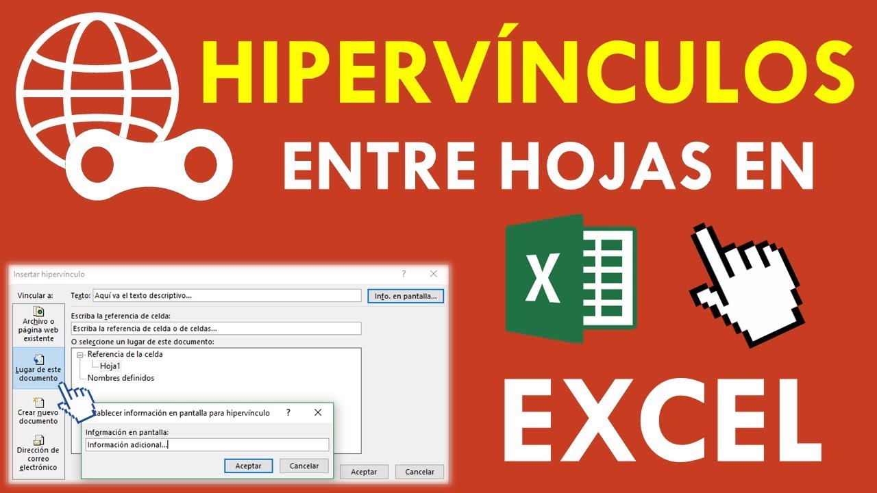 Hipervínculos entre hojas en Excel 💎