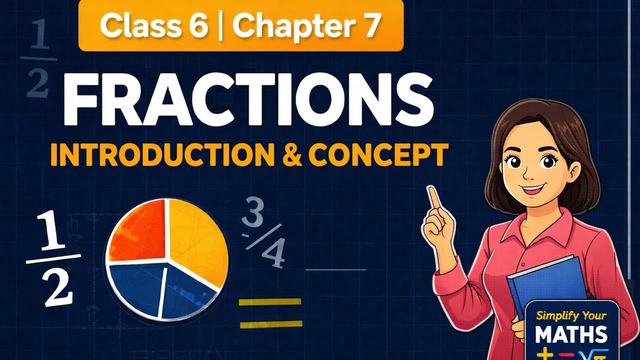 Fractions part-1 | Class 6 | Chapter 7 | Introduction & Concept | Simplify Your Maths