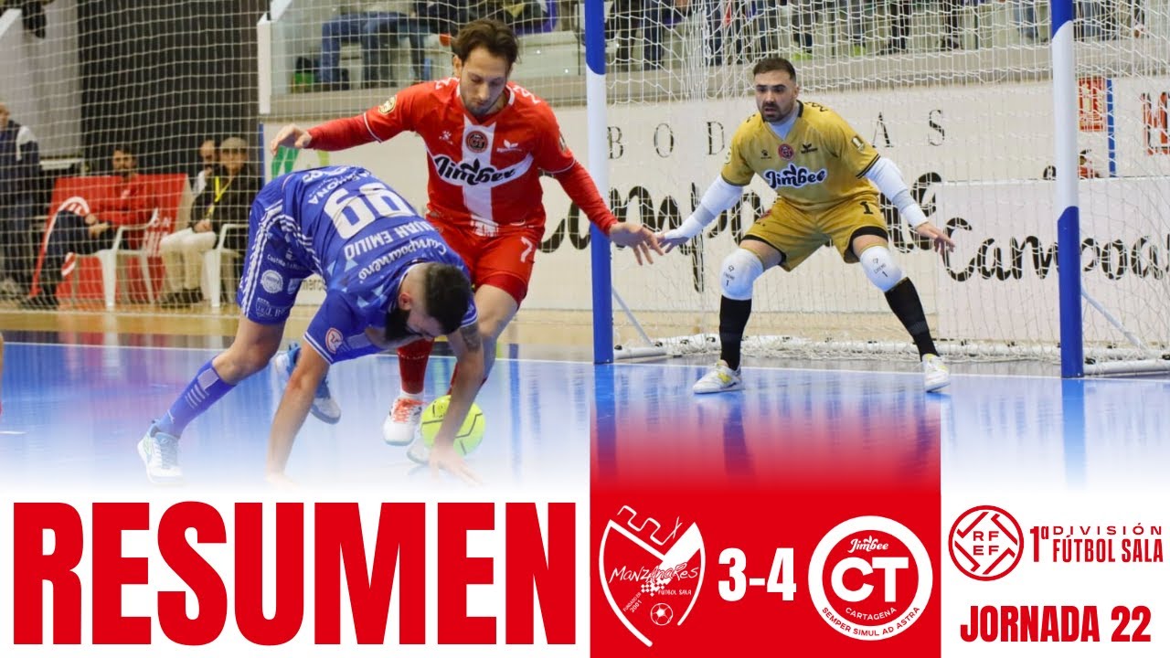 📹 RESUMEN J22 | Quesos Hidalgo Manzanares 3️⃣-4️⃣ 𝙅𝙞𝙢𝙗𝙚𝙚 𝘾𝙖𝙧𝙩𝙖𝙜𝙚𝙣𝙖 𝘾𝙤𝙨𝙩𝙖 𝘾á𝙡𝙞𝙙𝙖