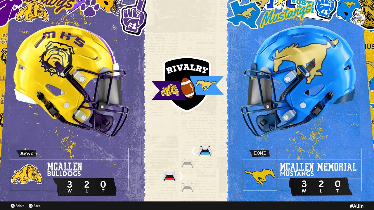 Football - McAllen Vs McAllen Memorial - Week 7 - 2025 | McAllen ISD
