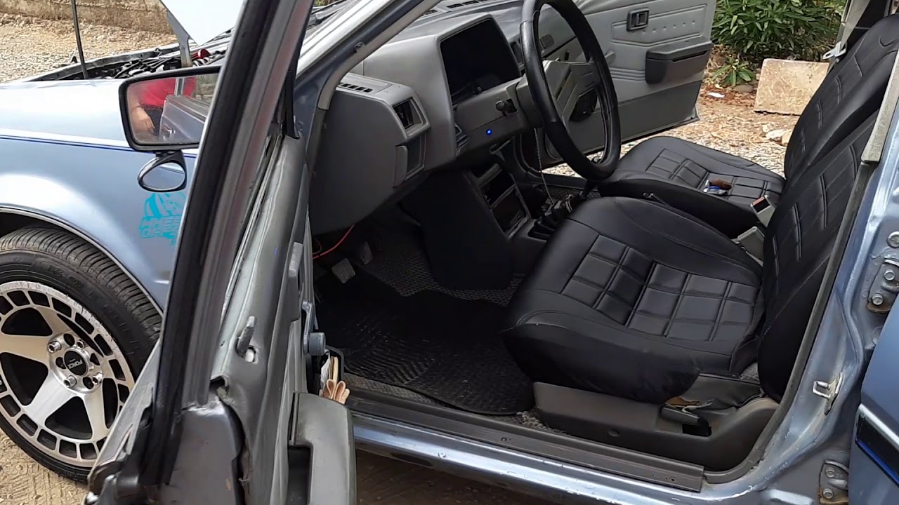 Nissan Sunny Sedan 89, SR20 Low Port (Interior, exterior, Rev Up, Start/Stop engine)