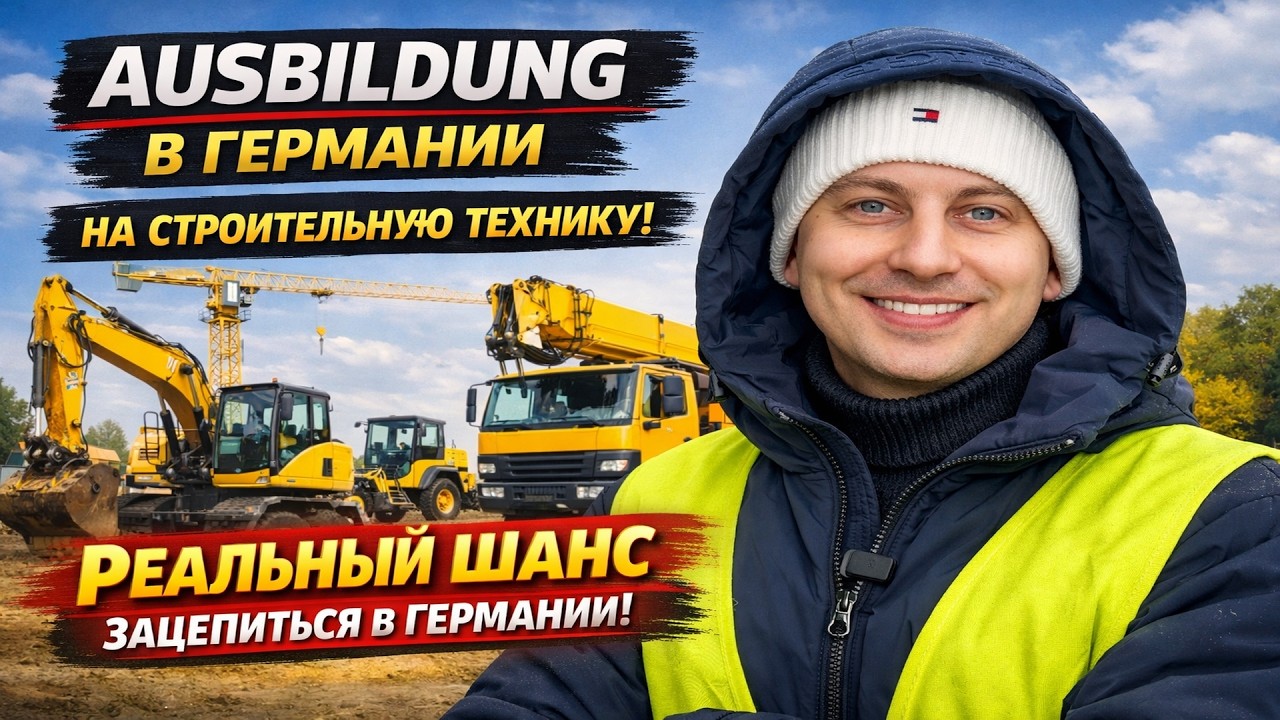 Ausbildung в Германии на строительную технику | Реальный шанс получить профессию
