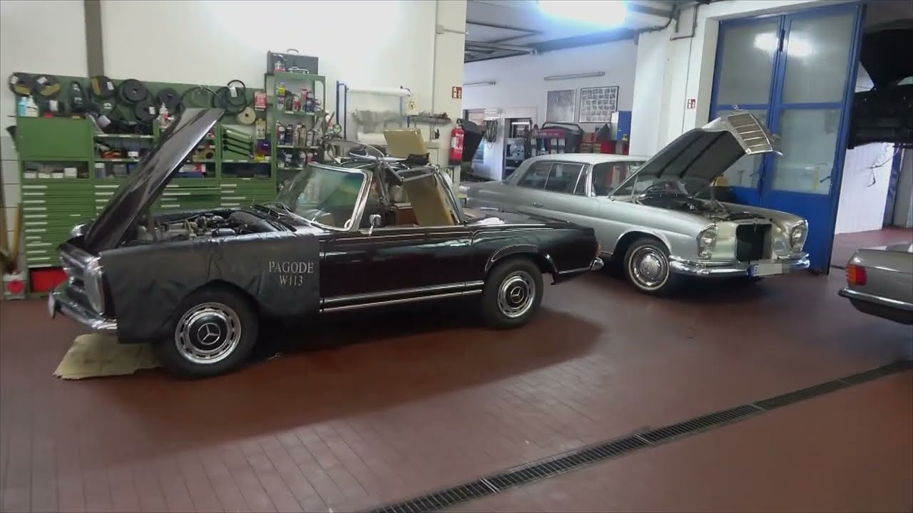 Schairer-Klassiker | Mercedes-Benz Pagoden Motor nach langer Standzeit