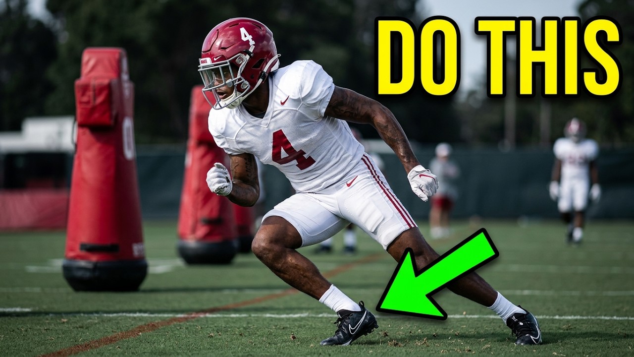 Alabama WR coach Holmon Wiggins - WR Release Techniques/Drills