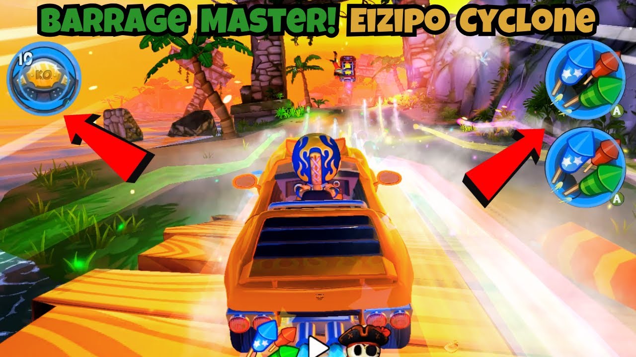 Barrage Only Madness! Eizipo + Cyclone Domination in Beach Buggy Racing 2  WildDogGaming