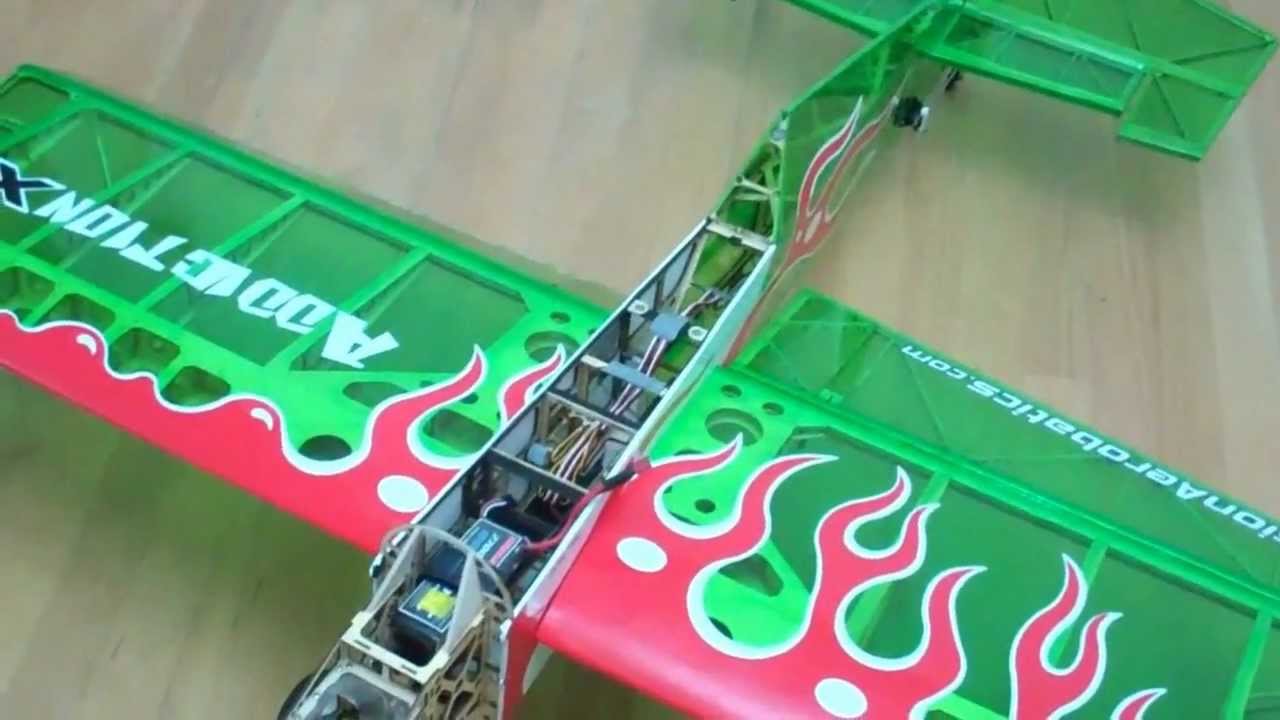 Precision Aerobatics Addiction X rear mount servo