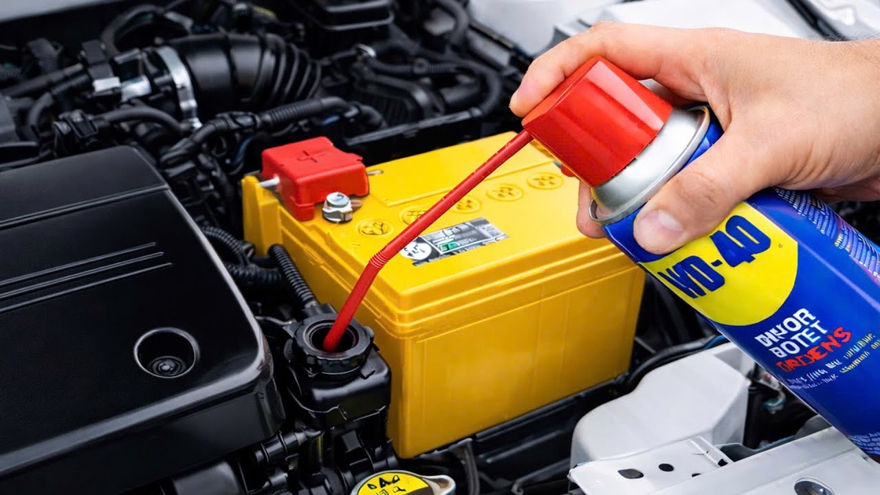 Больше никогда не покупайте новые батарейки! Распылите WD-40 и посмотрите, что будет🔋😲