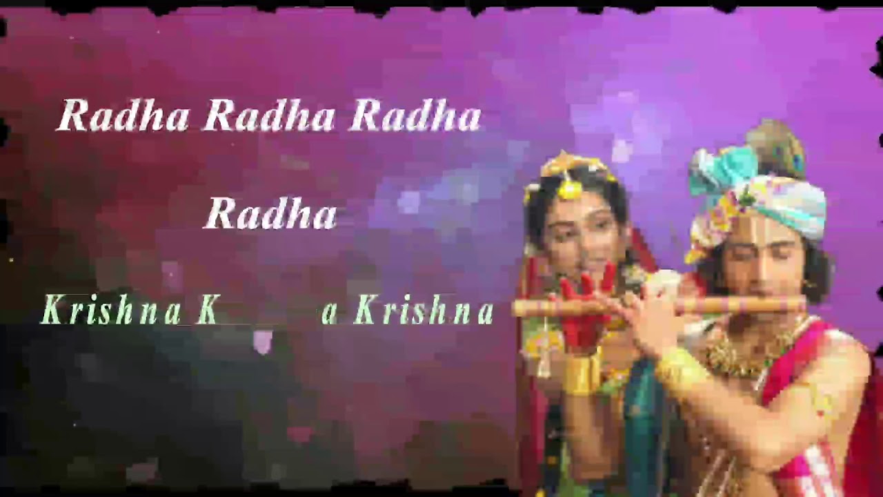 Radha krishna serial song star bharat channel...