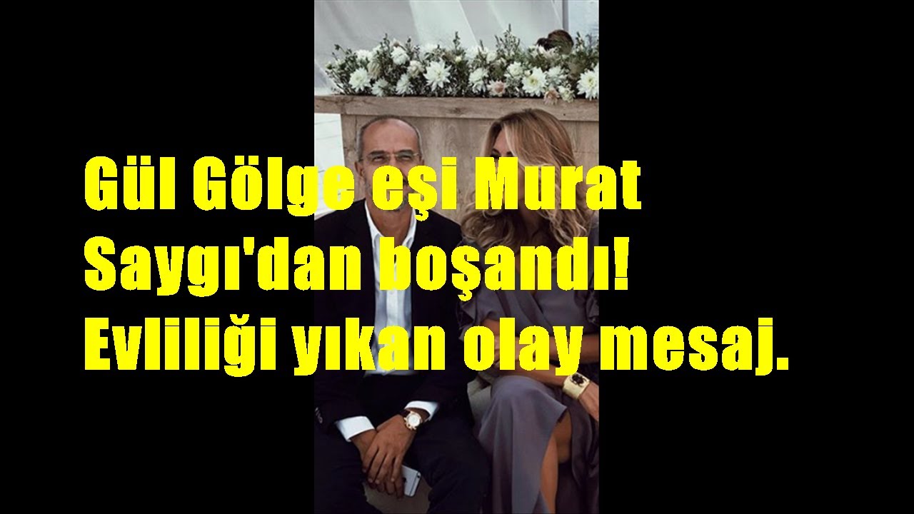Gül Gölge eşi Murat Saygı'dan boşandı! Evliliği yıkan olay mesaj.