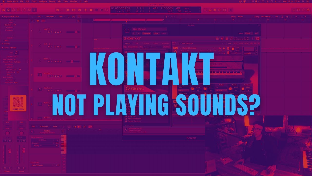 Kontakt not playing sounds?