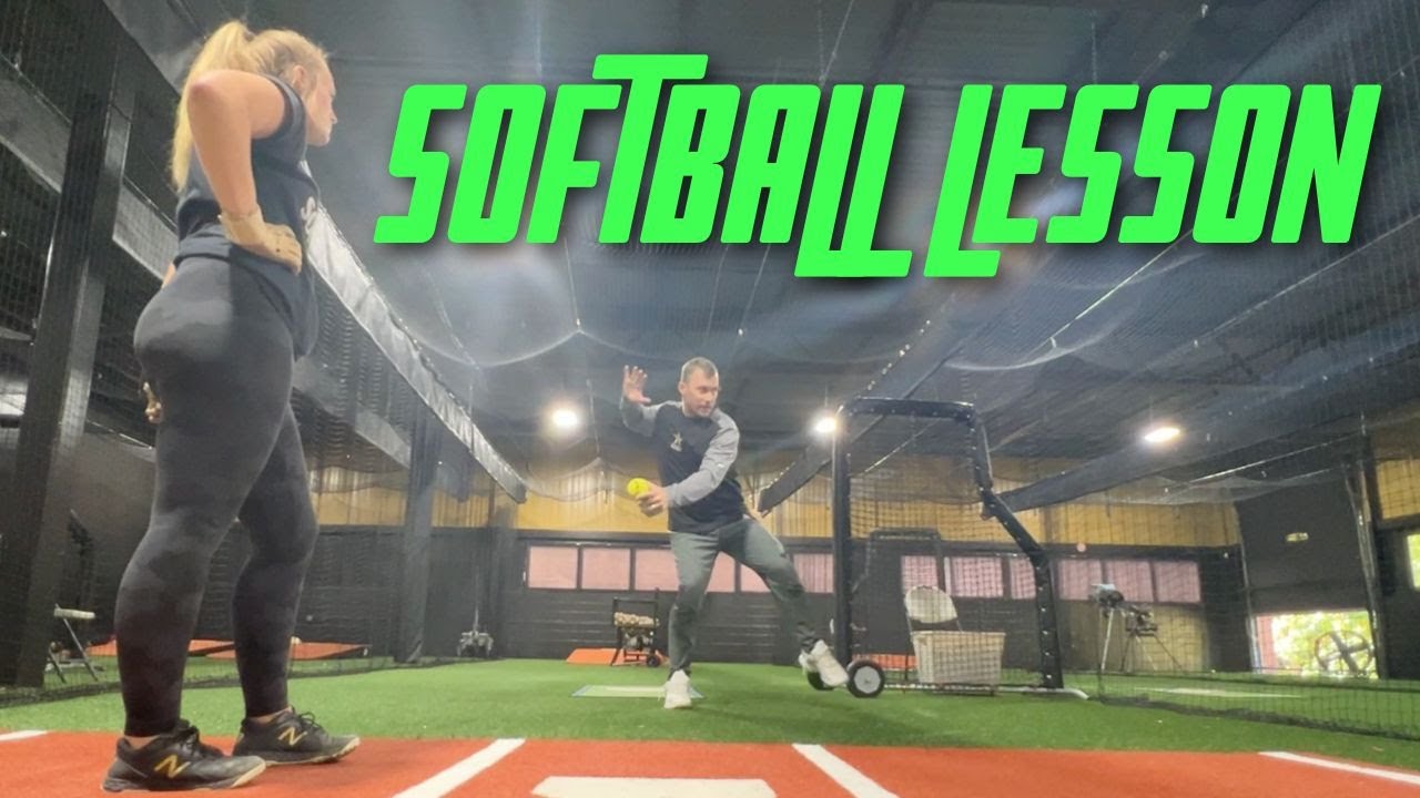 Softball Lesson With Division 1 Commit