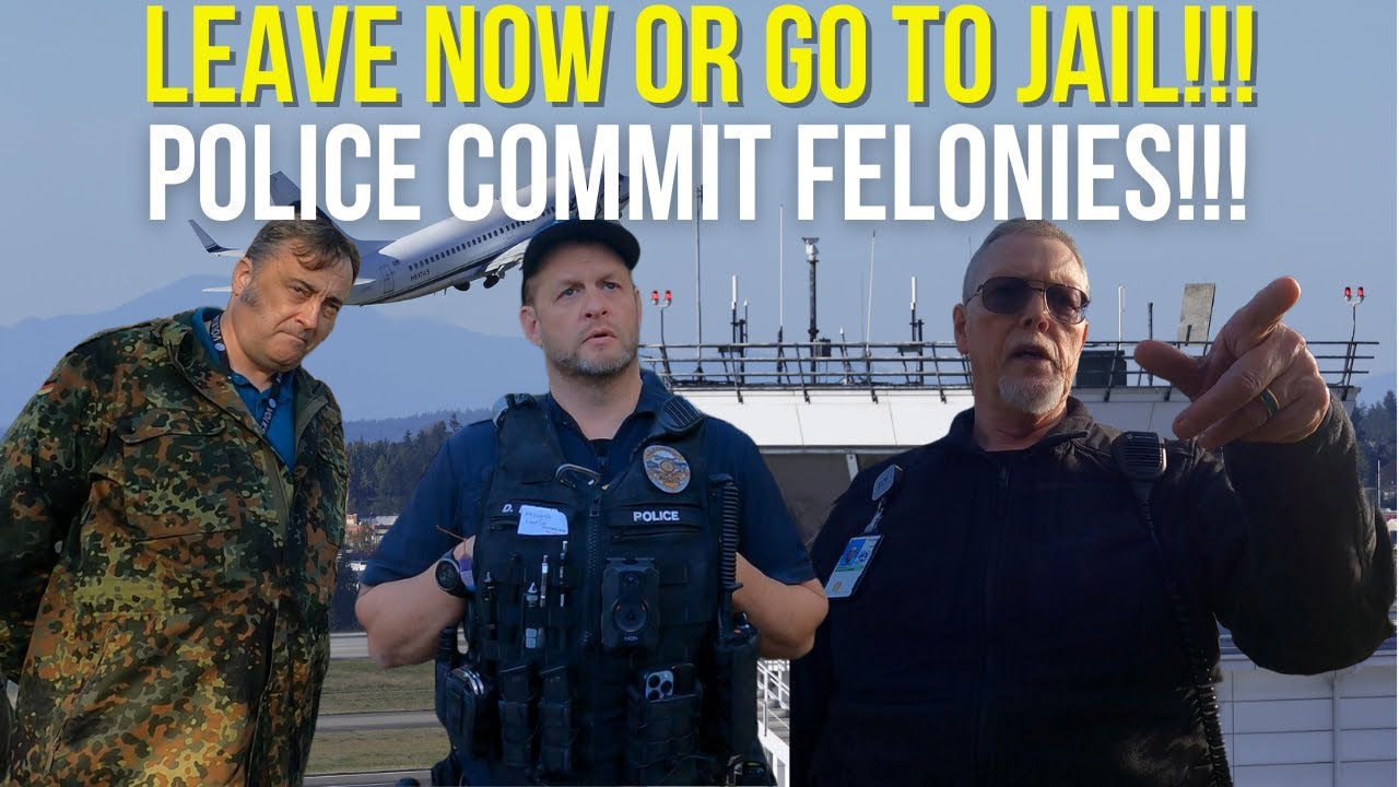 LEAVE NOW OR GO TO JAIL!!! POLICE COMMIT FELONIES!!!
