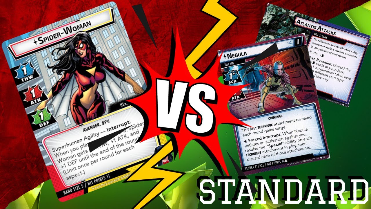 Randomized Game: Aggression/Protection Spider-woman vs Standard Nebula