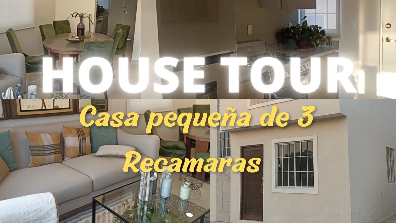 HOUSE TOUR/ Hermosa Casa pequeña de 85Mts Cuadrados/ #housetour #casainfonavit #casa