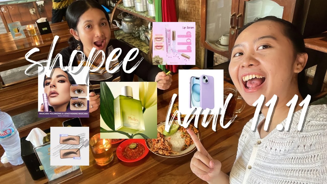 REKOMENDASI SHOPEE HAUL 11.11 | unboxing parfum elea!!!