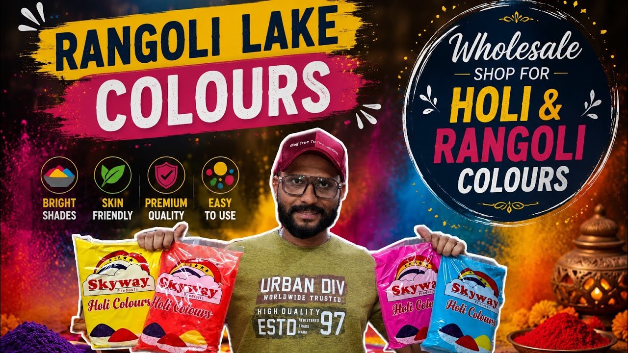Best Holi and Rangoli Colours  Wholesale Market Mumbai Lake Colours Rangoli Colour Manufacturer