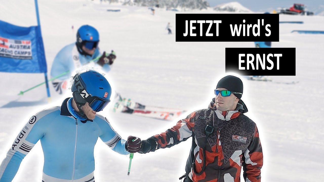 FIS Europacup - schaffe ich es auf dieses Niveau? Riesenslalom Training