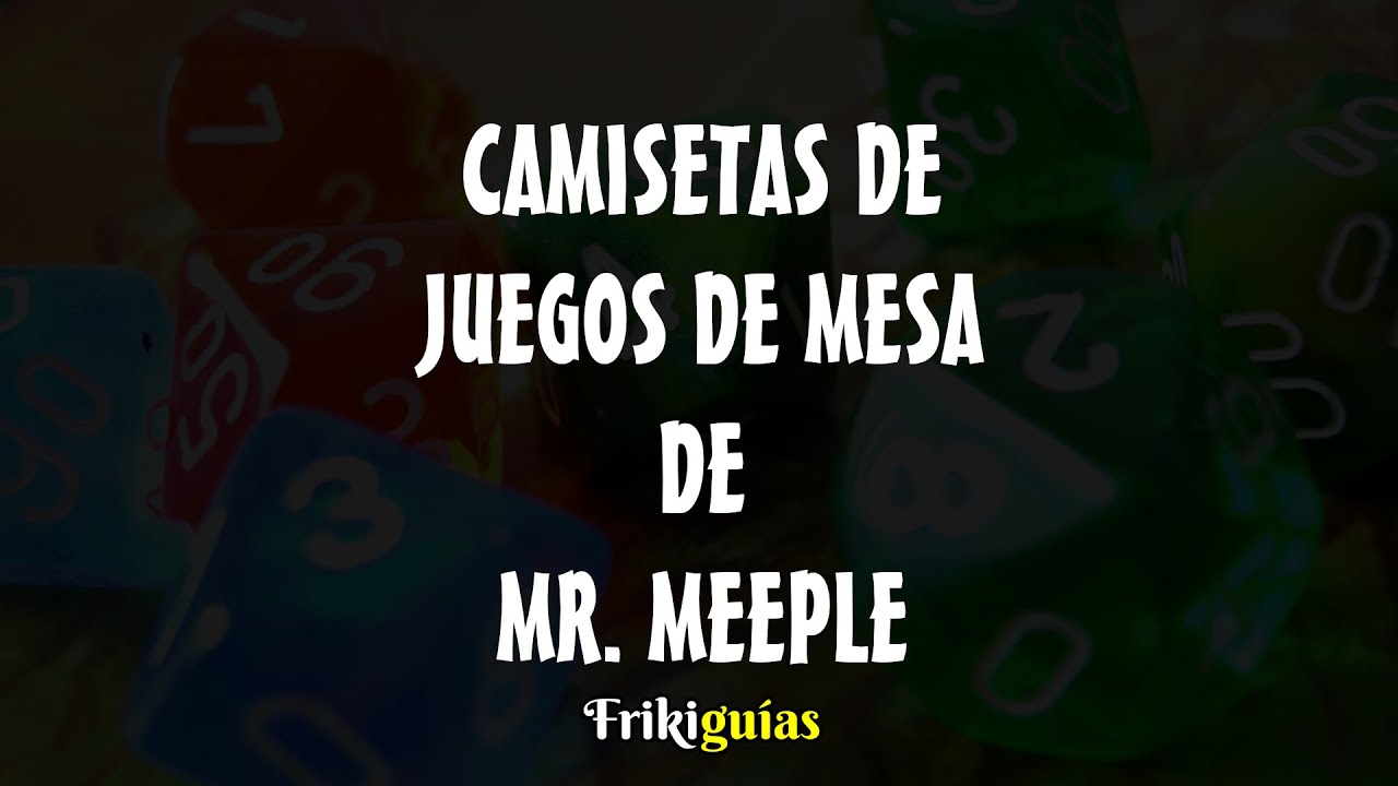 Camisetas de Juegos de Mesa de Mr. Meeple - &iexcl;Nueva Campa&ntilde;a!
