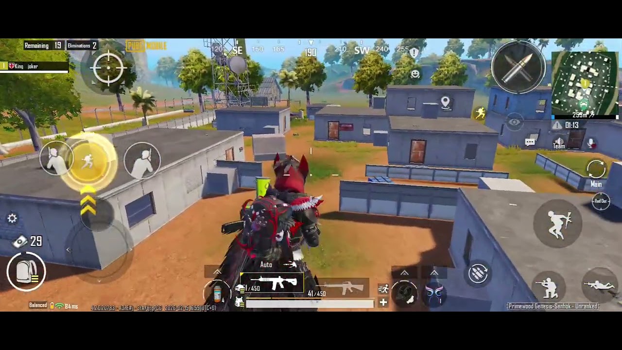 PUBG mobile game King joker in sanhok 