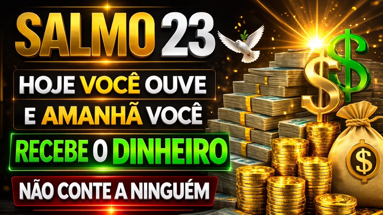 SALMO 23 PROFÉTICO — RIQUEZA E PROSPERIDADE COMEÇAM HOJE