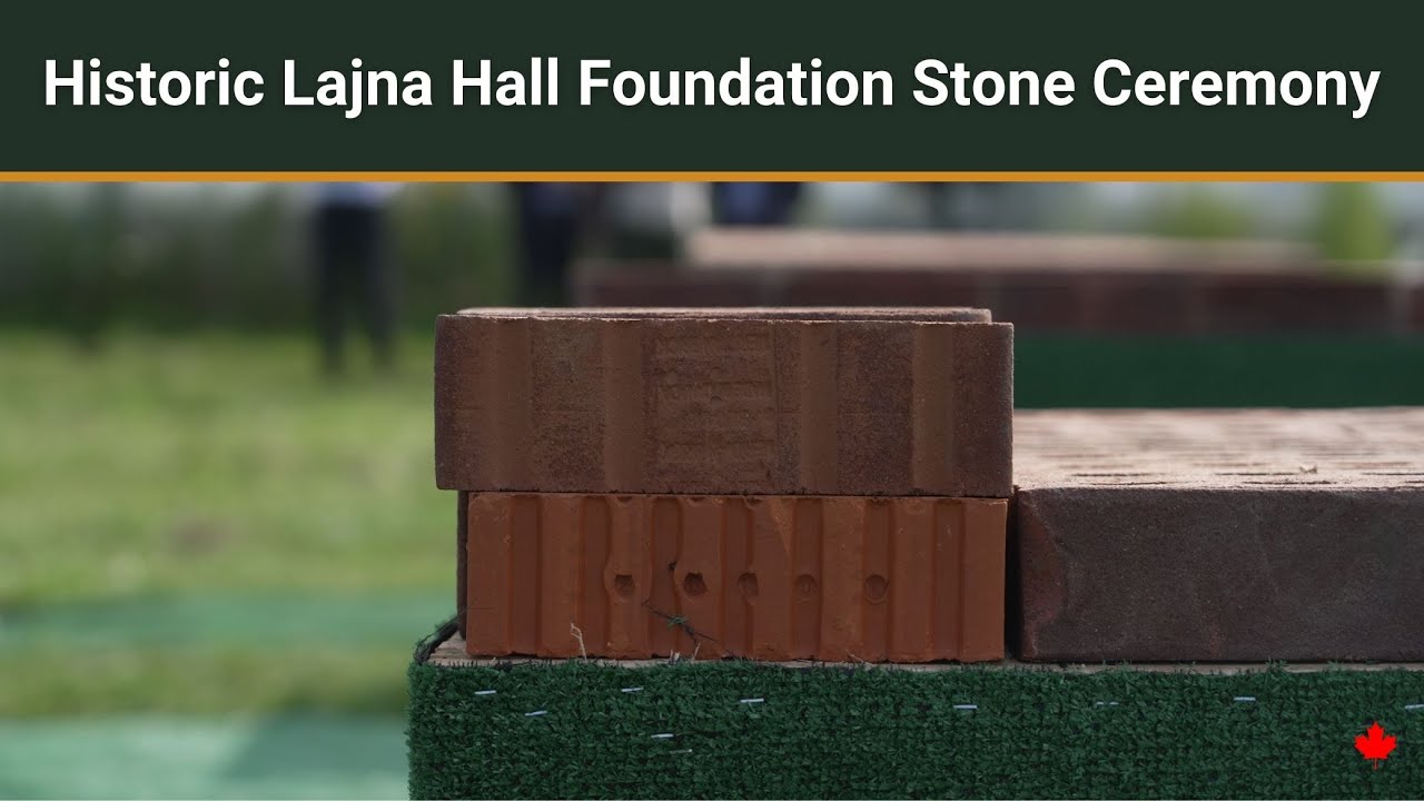 Lajna Ima'illah Canada lay foundation stone for new hall