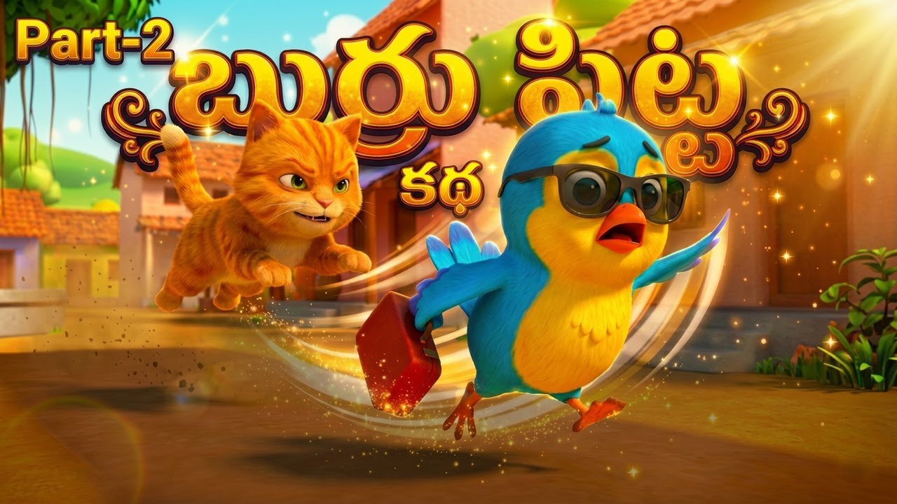 బుర్రు పిట్ట Part_2| Burru Pitta Song | Telugu Rhymes for Children