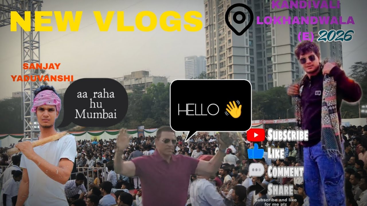 Kandivali Lokhandwala Me Itni Bheed? 😱 | Mumbai Vlogs 2026