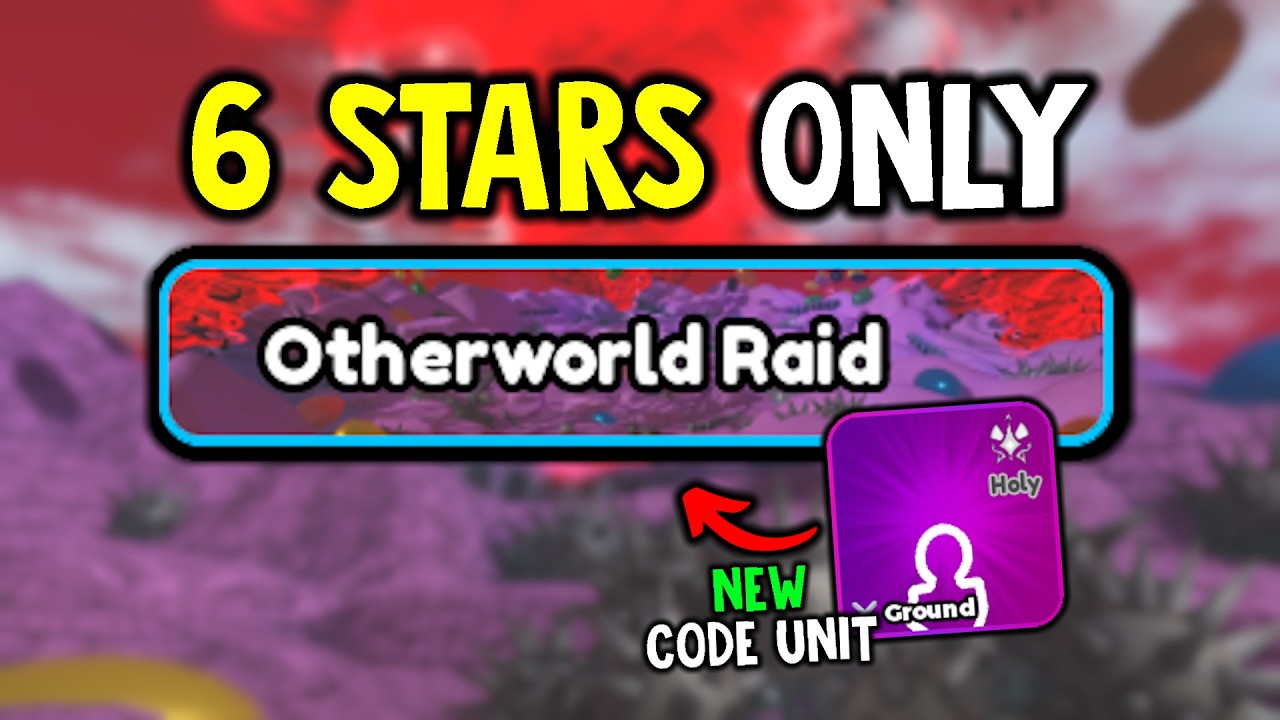 New Secret Code Unit *SPEEDRUNS* Otherworld Raid (No 7 Stars) | All Star Tower Defense