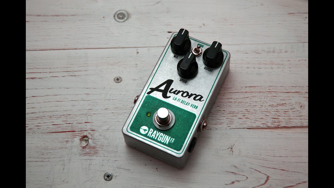 Aurora Lofi Delay (mini V2) RAYGUN FX PEDAL 2016