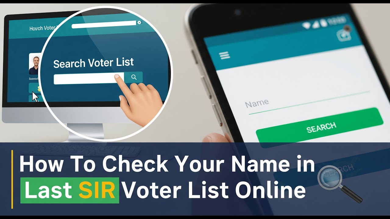 How to Search Your Name in Last SIR Voter List Online | Complete Guide for SIR Form 2024