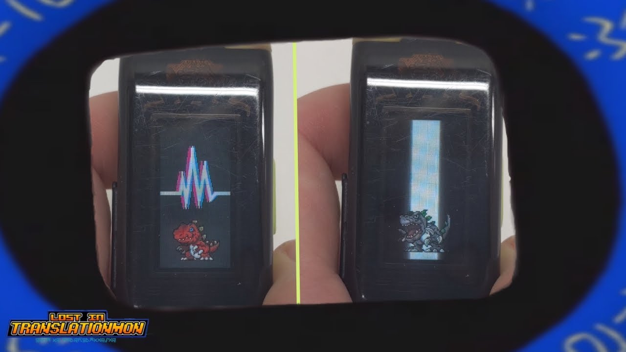 Vital Bracelet Digital Monster - Tyrannomon to Master Tyrannomon Evolution
