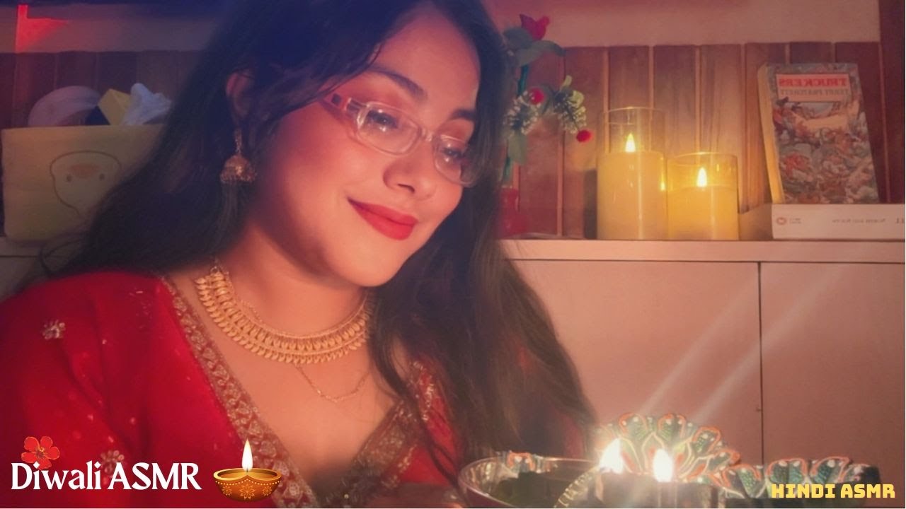 POV: You Celebrated Diwali 🎇 with Me | 🪔 Lights, Rangoli & Mukbang | Diwali Celebration ASMR (Hindi)