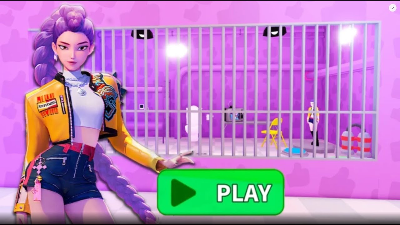 KPOP DEMON HUNTERS PRISON RUN ! Obby Gameplay