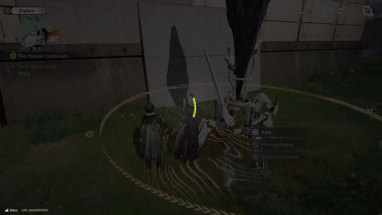 Sleepily playing Arknights Endfield (mic off), avoid backseating