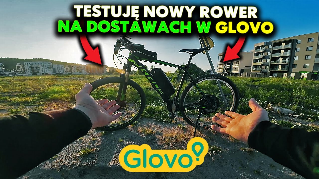 TESTUJĘ NOWY ROWER ELEKTRYCZNY W GLOVO!!